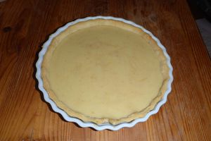 La tarte au chocolat blanc