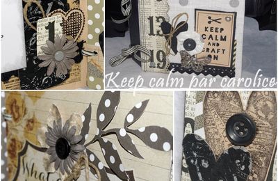 Tutoriel du mini album "keep calm"