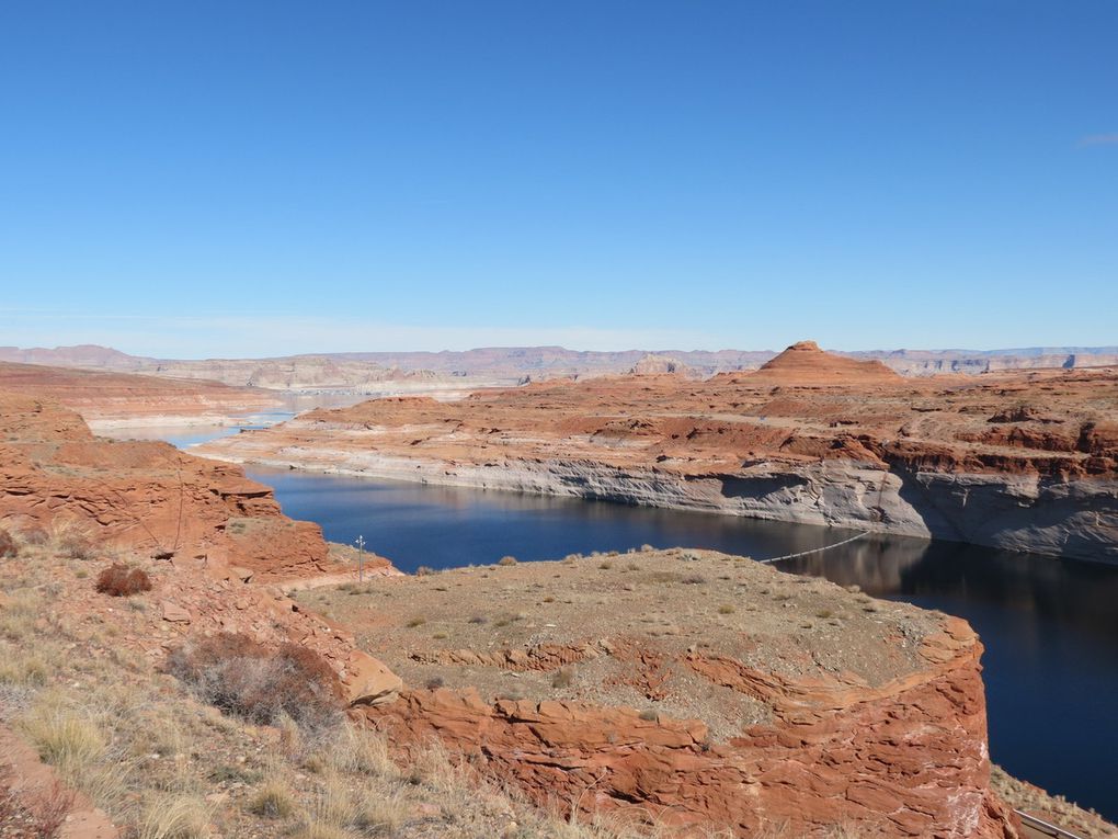 le Barrage de Glen Canyon et Lac Powell