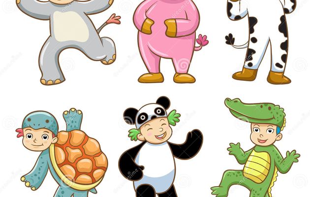 Animals cartoons for children