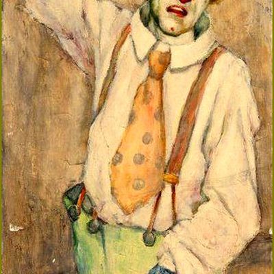 Clowns en peinture -   W. Cortland Butterfield (1904-1977)