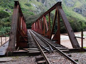 Sur le chemin d'Aguas Calientes