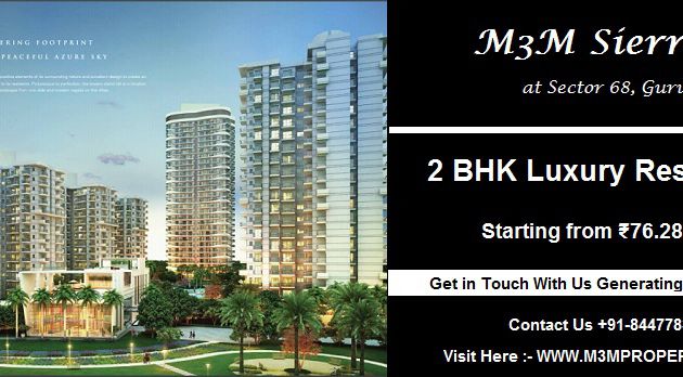 M3M India launched its new group housing project “M3M Sierra” on Sohna Road Sector 68 Gurgaon.