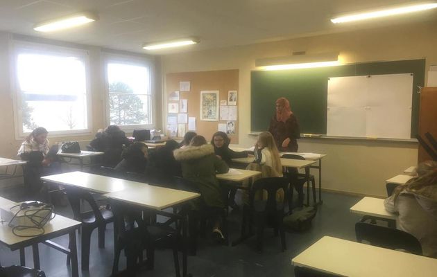 Intervention au collège le lac