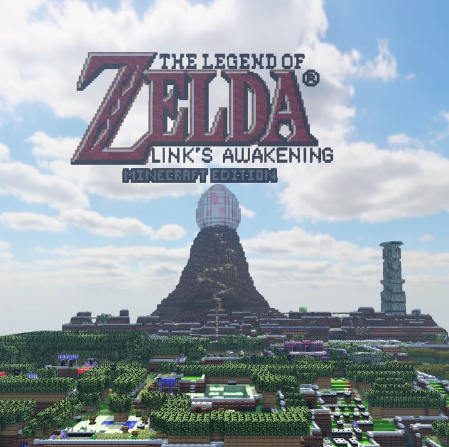 Link's Awakening recréé dans Minecraft !