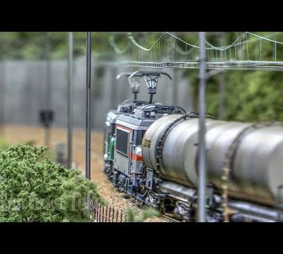 Le réseau de train miniatures échelle HO d’Orelle-Prémont