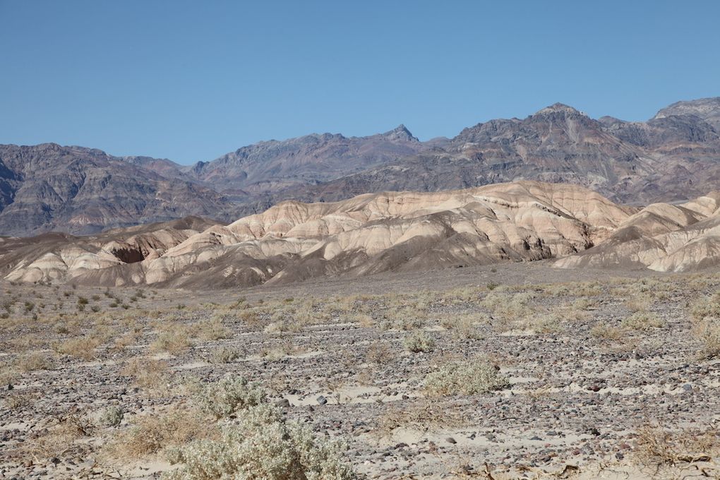 Unbehebe crater et Artist Road - La palette...