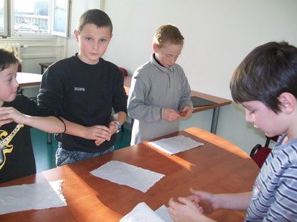 Atelier "Empreintes et traces des animaux"- Montier 2009 2010