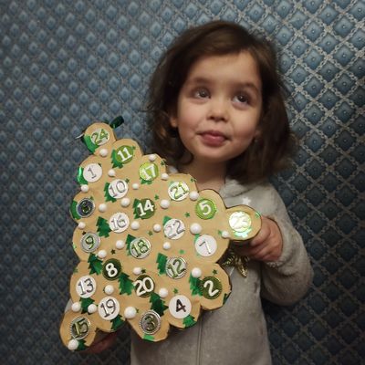 Activités enfants: calendrier de l'avent sapin de Noël
