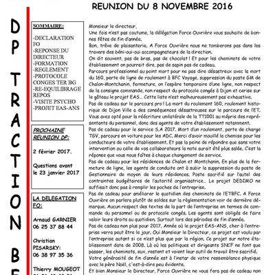 COMPTE RENDU REUNION DP DU 8 DECEMBRE 2016 19.12.2016