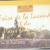 J.B. d'HERA au Marché de La Lavande à Digne les bains (04) en été 2002