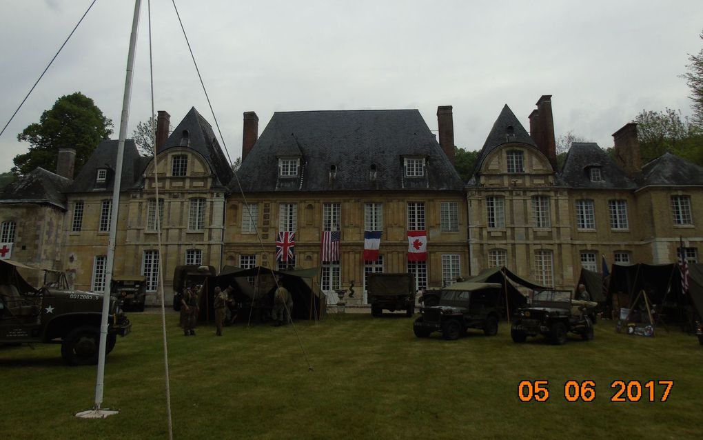 Commémorations du 08 mai 1945 au Chateau du Taillis à Duclair - Mai 2017