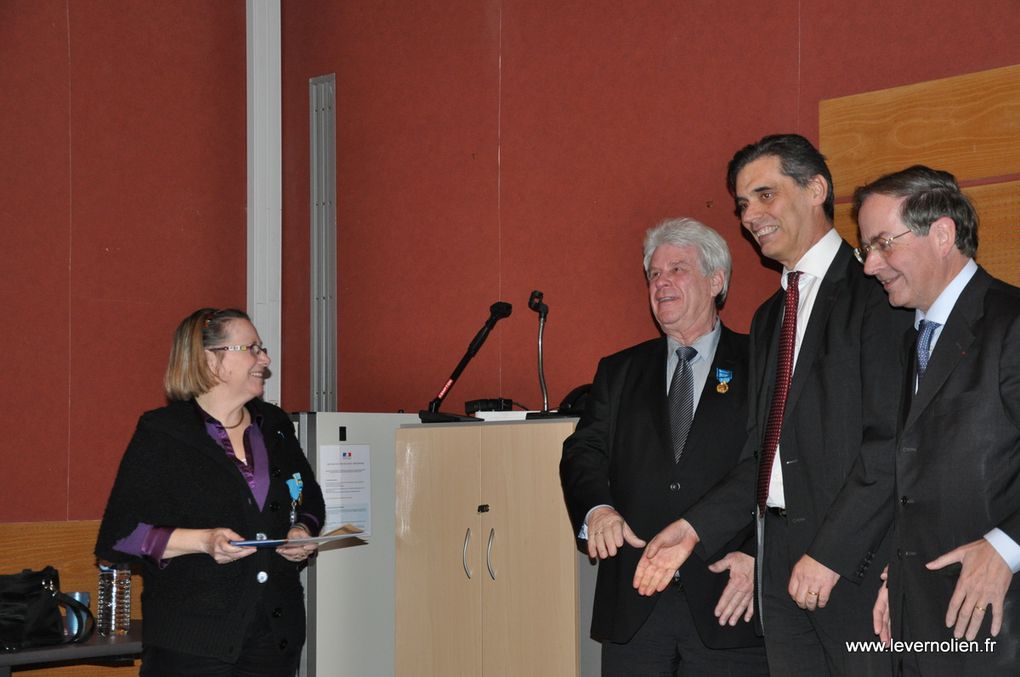 Remise des médailles de la jeunesse et des sports à la préfecture d'Evreux le 7 février 2014