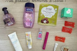 Mes produits terminés d'Avril 1