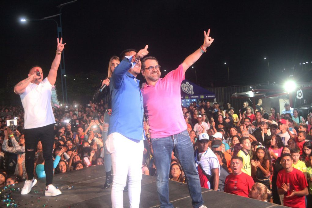 Cientos de asistentes disfrutaron en Guacara agenda musical en honor a “San Agustín 2022”