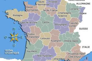 Puzzle Carte de France Régions interactive