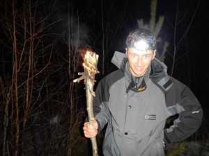 PHOTO 1 : Test réglage pour la nuit PHOTO 2 : La torche !