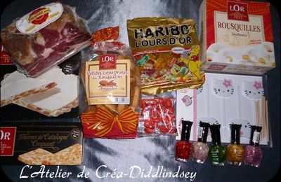 Encore gâté par mon ami Ingrid de joli vernis à ongles de gourmandise