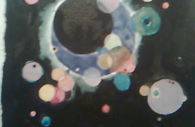 Repro' de Kandinsky "Quelques cercles".