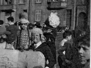 Défilés du Carnaval entre 1950 et 1955 à Algrange