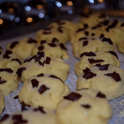 Marilyn's Shortcake Cookies aux Pépites de Chocolat