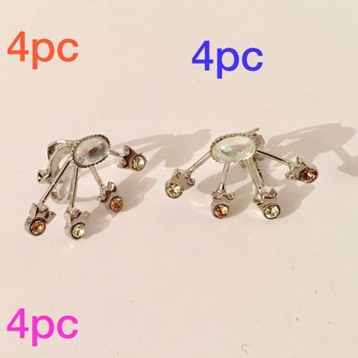 Boucle d'oreille 3 coulleurs