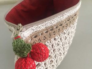 Trousse &quot; cerises &quot;