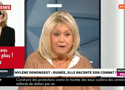 L'actrice Mylène Demongeot raconte comment elle a été ruinée par un banquier véreux qui lui a pris 2 millions d'euros