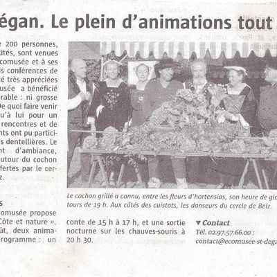 Soirée cochon grillé à Saint Dégan