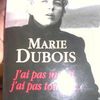 Le livre de Marie Dubois ....