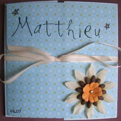 Mini album sur Matthieu