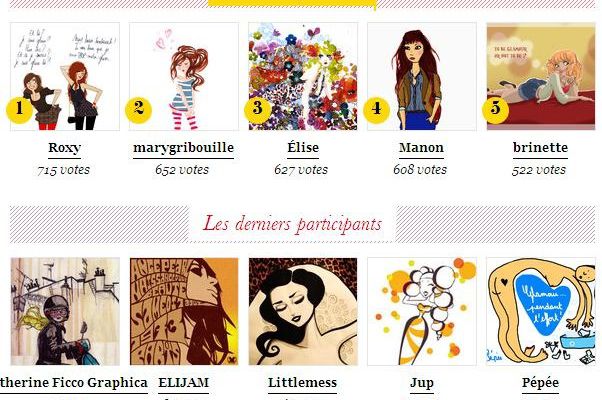 Concours d'illustrations Glamour