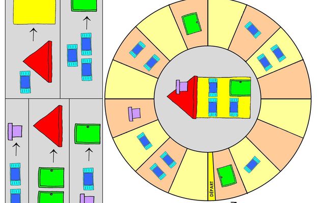 Jeu mathématique, jeu d'échanges: construis ta maison N°2