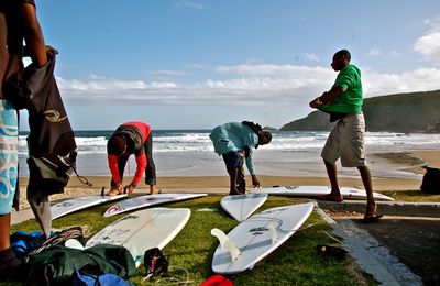 Surfing Herolds Bay