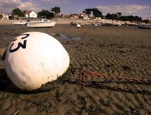 La plage de la Bernerie-en-Retz à marée basse....