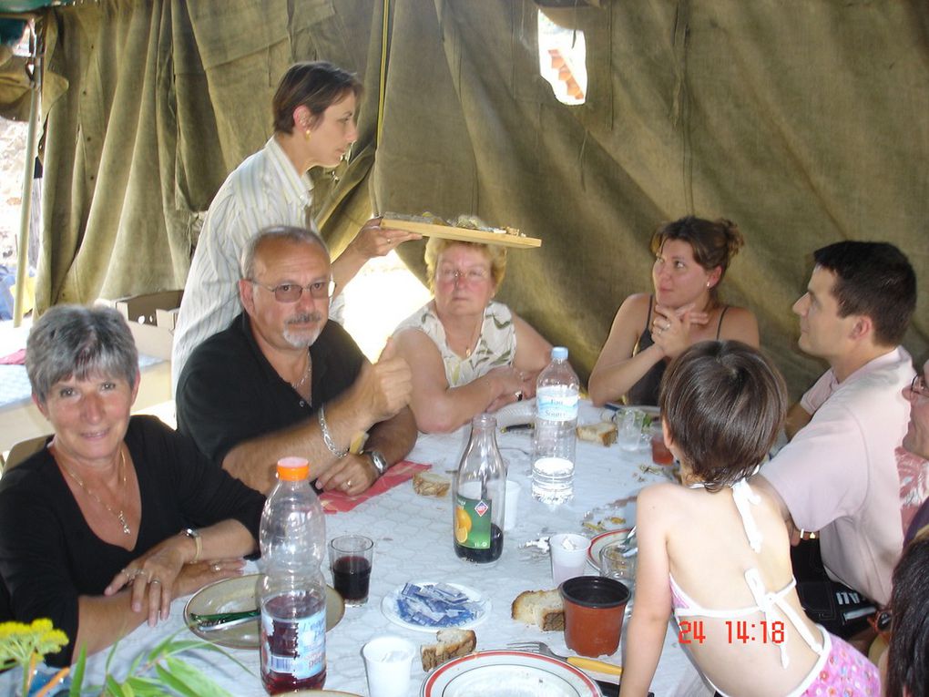 Repas de village à Naves le 24 juin 2006