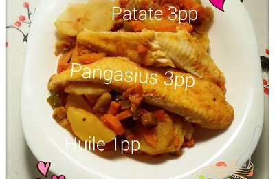Pommes de terre au pangasius et légumes 7PP