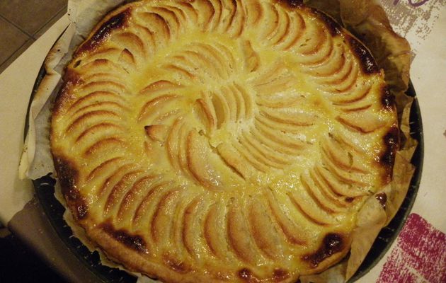 tarte aux pommes alsacienne