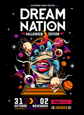 Dream Nation Festival 2024 Line-Up Complet Révélé Immersion Totale dans Plus Grande Fête d'Halloween d'Europe OCTOBRE NOVEMBRE