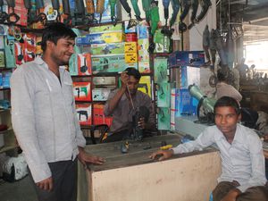 street stalls and markets in Karnataka, Kerala and Tamil Nadu