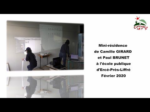 Campagn'art 2019-2020 : mini-résidence de Camille GIRARD et Paul BRUNET