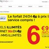 Vente privée forfait La Poste Mobile au prix de 6,99 euros 