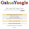 Google + Yahoo = GahooYoogle !!