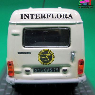 FASCICULE N°5 DUO RENAULT 4 F6 INTERFLORA UNIVERSAL HOBBIES 1/43.