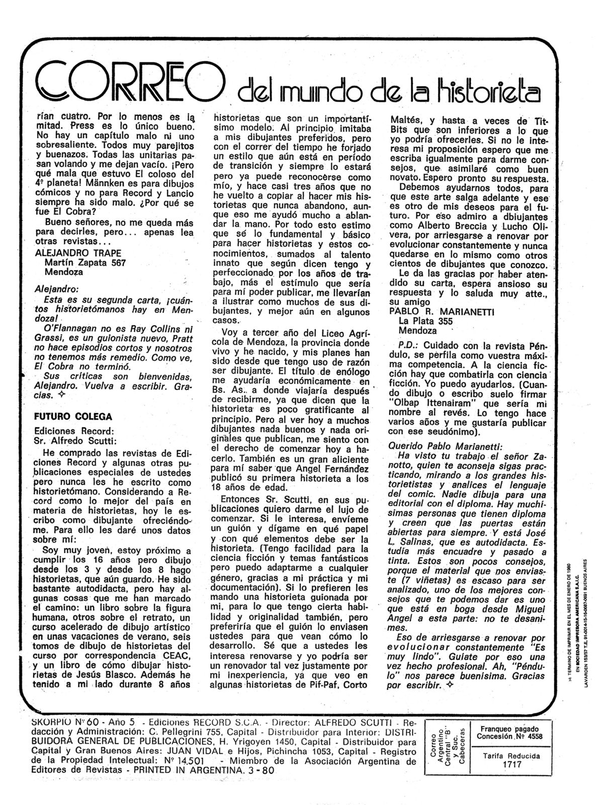 Skorpio (Edición original Argentina)...Vol...6