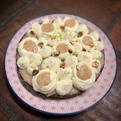 Tarte poire noisette 