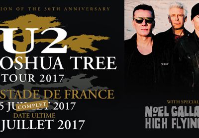 U2:2 places carré or pour le 26 Juillet au stade de France
