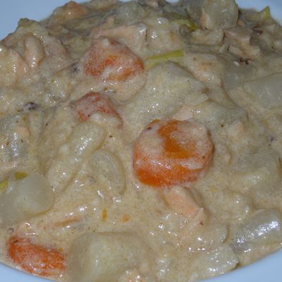 Recette de blanquette de poissons et salsifis