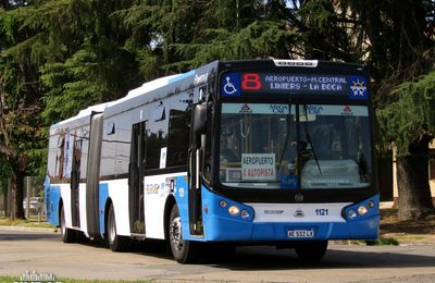 Bus ligne 8 entre Ezeiza et Aeroparque