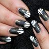 Nail Art Graphique illusion French Manucure 100% Vernis